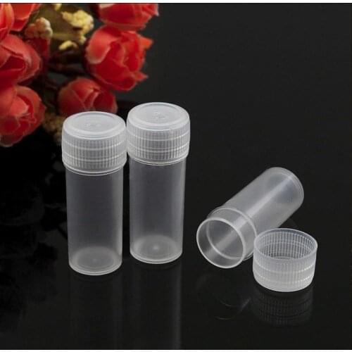 50Pcs Transparent Pill Box Medicine Pills Capsule Storage Box Bottle Storage Jar Organizer Container Pill Bottle Case