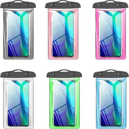 Transparent Waterproof Mobile Phone Bag Dry Pouch For Swmming Underwater Universal Waterproof Case For IPhone Xiaomi Samsung
