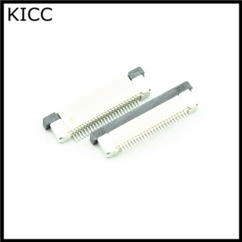 10Pcs FPC FFC Connector cable socket 0.5MM 50Pin Drawer type Top contact