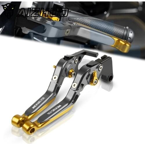 Motorcycle Clutch Brake Lever Aluminum Extendable Adjustable Foldable Levers For GILERA Nexus 250 E3 2006 2007 2008