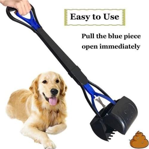 Dog Poop Scoop Dog Paddle Shovel Poop Pickup Toilet hygiene accessory Pickup Clip Cleaning Shovels Handle Clean Tool Dropship