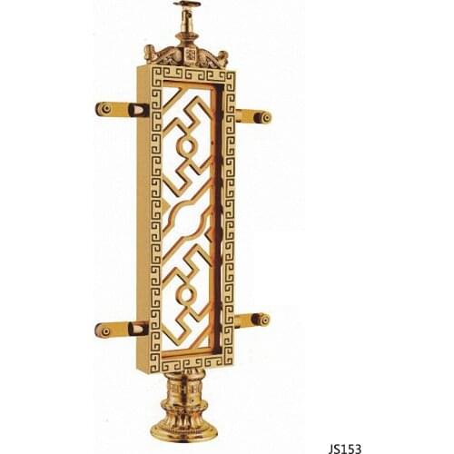 Freeshipping 950mm JS153 Column Customade Floor Mount Newel Handrail Armrest Post Pillar Pole for Staircase