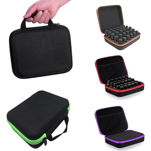 EVA Essential Oil Storage Bag 30-Compartment Handbag Shockproof Wear Resistant 5-Color Storage Bag For 15ML Essential Oil Bottle