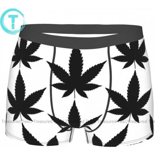 Hemp Underwear Funny Hot Design Trunk Polyester Sublimation Man Boxer Brief