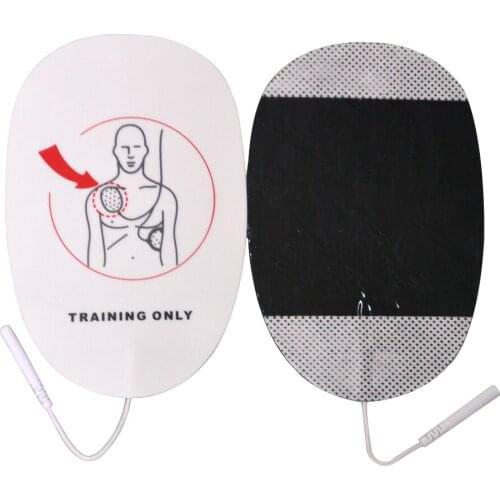 High Quality 1Pair Adult Replacement Pads Reusable Washable Panty Liner Use With AED Training Model Universal Rescue Kits
