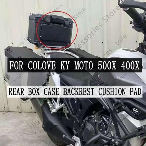 For Colove KYMOTO KY500X KY400X Rear Box Case Backrest Cushion Pad KY 500X KY 400X 500 X 400 X