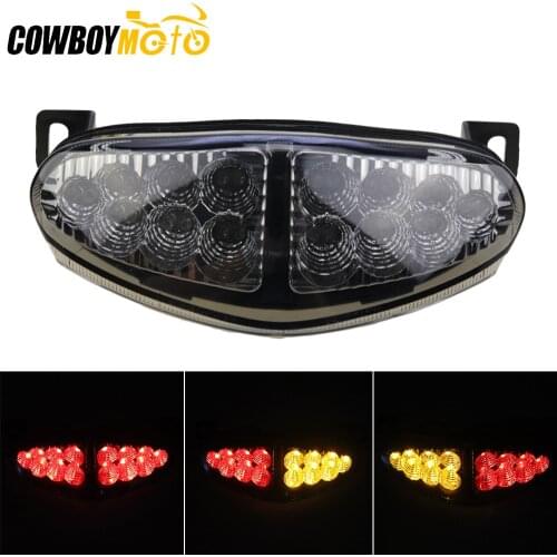 Motorcycle Rear Tail Brake Lamp Turn Signal Integrated LED Light For Kawasaki ER6N ER6F ER6-N ER 6N 2009 2010 2011 09 10 11