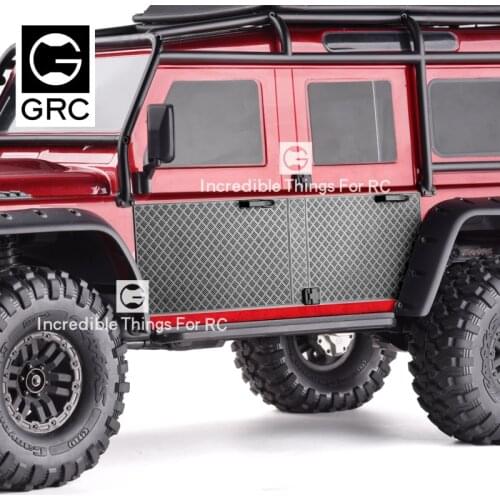 Trx4 defender door skid plate, car shell trim panel, body surround, for 1 / 10 RC tracked vehicle traxxas trx-4 car accessories