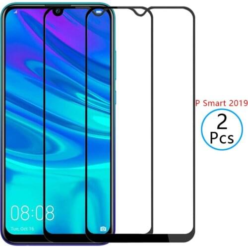 9d protective tempered glass for huawei p smart 2019 screen protector on psmart2019 psmart smar smat safety film huawey huwei 9h