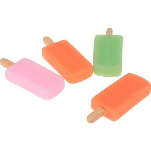 1 Piece 1:6 Dollhouse Miniature Popsicle Pretend Play Toy Dollhouse Accessories Simulation Food For Dolls Accessories