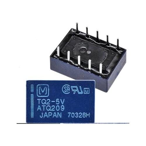 Panasonic signal relay TQ2-5V ATQ209 TQ2-5VDC TQ2-DC5V Two open and two close