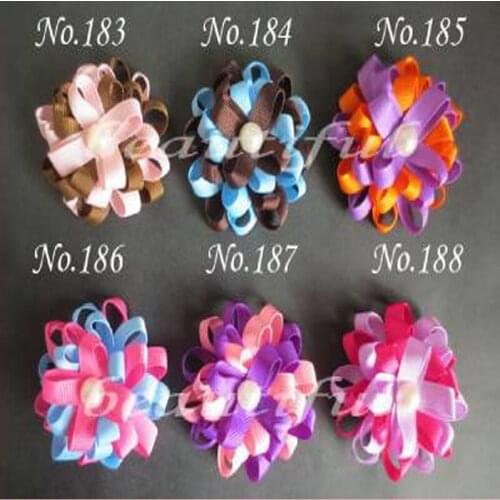 36 BLESSING Good Latest Vogue Various Style 2.25 - 2.75" E- Flower Bow 218 No