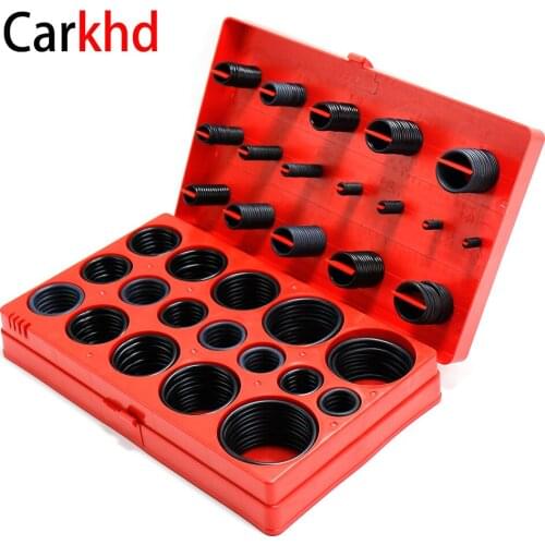 419pcs Rubber O Ring Washer Kit Universal Seal Gasket Assortment Set R01-R32 Oring Kit 32 Sizes For Car A/C System Repair Tool