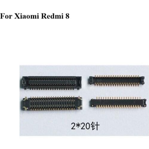 5PCS Inner FPC Connector Battery Holder Clip Contact For Xiaomi Redmi 8 logic on motherboard mainboard Cable Xiao mi Redmi8