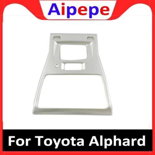 ABS Matte Front Car Reading Light Protection Trim Cover Reading Lamp Sticker For Toyota Alphard Vellfire 2016 2017 2018 2019