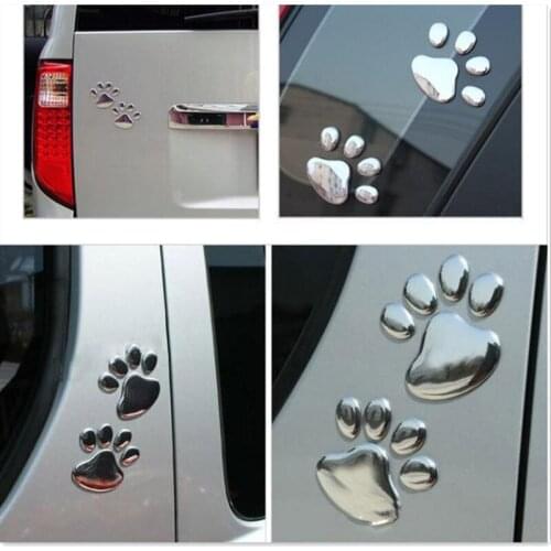 Car cute footprint sticker FOR lada granta vw polo mazda 3 opel astra h bmw e39 w5w h4 h7 subaru for skoda passat b5 renault