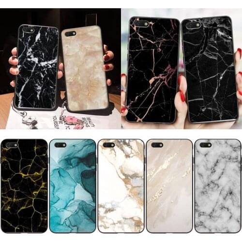 JHTAO Color marble Black Phone Case For Xiaomi 9 10 11 PRO LITE Redmi NOTE 7 8 9 A PRO K20 30 PRO