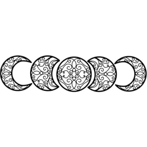 New Moon Decoration Wall Decoration Wood Moon Natural Design Moon Interior Bohemian Style Bedroom Home Wall Decoration