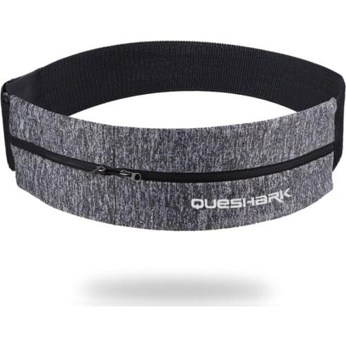 Elastic Waistband Sport Bag Double Zipper Pocket Waist Bag Running Gym Yoga Waist Belt Pack Mobile Phone Wasit Wallet