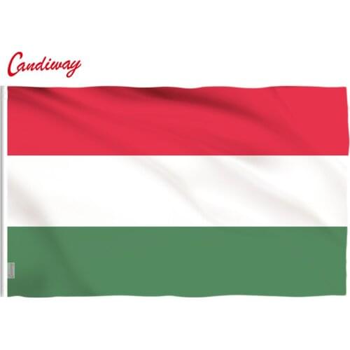 3x5feet HUNGARY FLAG HUNGARIAN FLAGS 90x150cm Hanging Hungary Flag banner Decoration NN098