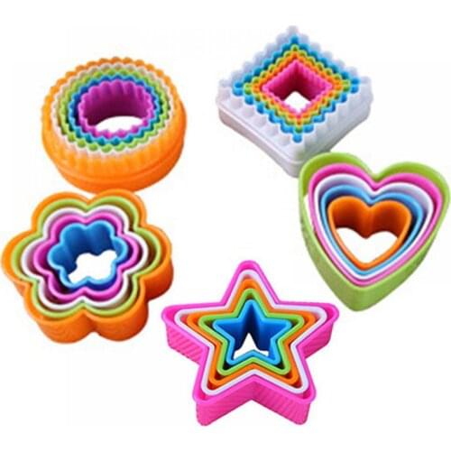 Hot Sale 60% 5Pcs Fondant Cake Cookie Sugarcrafts Cutters Decorating Molds Tool Set Kitchen Supplies Baking Accessories
