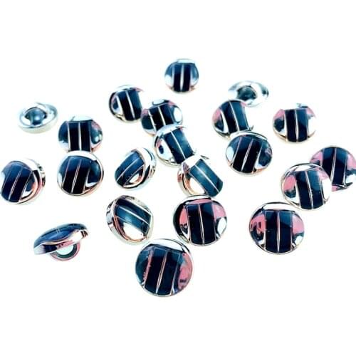 HL 11mm 50pcs/150pcs Plating Buttons Shank DIY Crafts Apparel Shirt Sewing Accessories