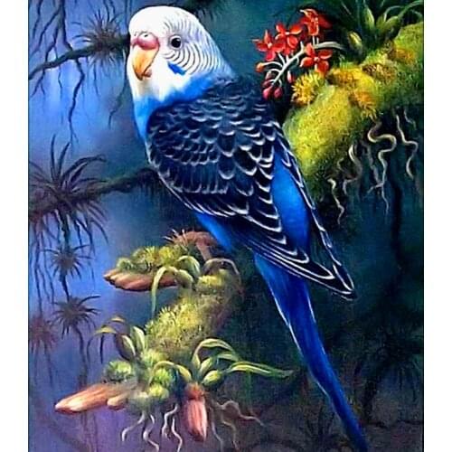 Diamond embroidery parrot,full square,full package,rhinestone painting,5d diamond,animals,diamond painting birds