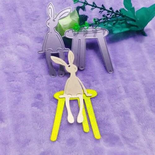 Bunny, Easter Metal Cutting Dies for DIY Scrapbooking Album Paper Cards Decorative Crafts Embossing Die Cuts