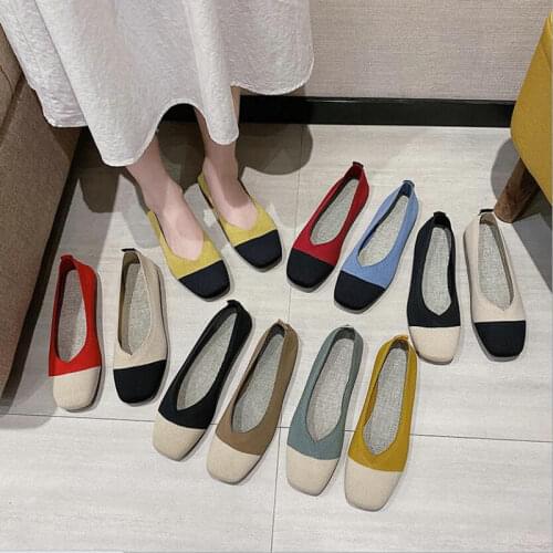 Spring 2019 Shallow Flat Casual Multicolor All Seasons Ballet Slip Flats Loafers Shoes Fastion for Women Shoes Zapatillas Mujer