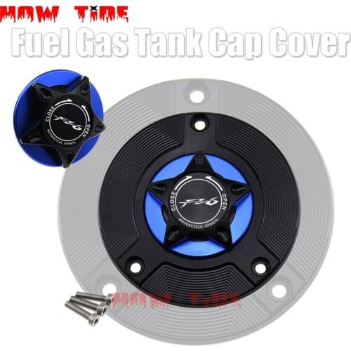 Logo 8 Colors CNC Aluminum Keyless Motorcycle Accessories Fuel Gas Tank Cap Cover for YAMAHA FZ6 N/S FZ6N FZ6S All Years