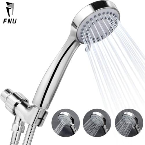 High Pressure 3-Setting Handheld Shower Head Wall Type Best for Massage Rainfall Spa - Easy Installation Bathroom Shower Sprayer