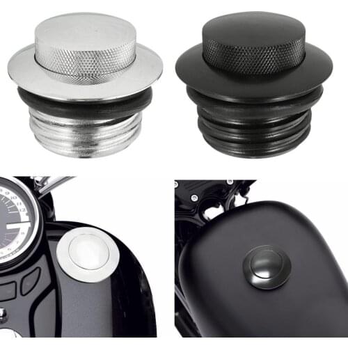 Pop Up Flush Gas Cap Vent Fuel Tank for Dyna FXDX 1982-2014 Super Glide Sport