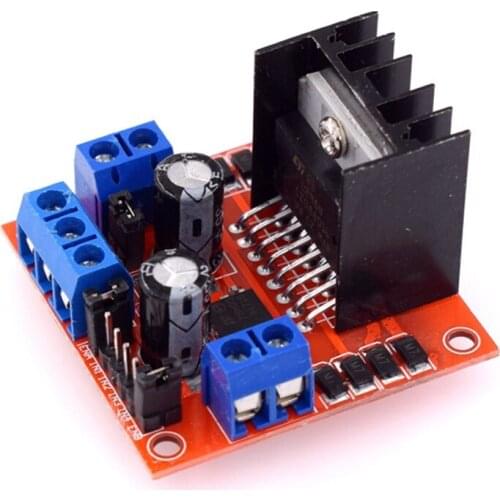 L298N stepper motor driver board module driver robot smart car in-line capacitor