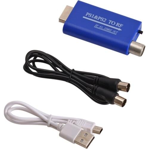 PS1 to RF PS2 To RF Convert 80DB TV Video Signal RF Converter for DVD/TV Box/Game Console