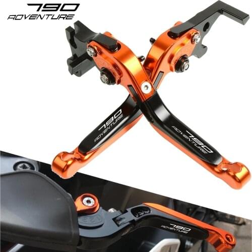 FOR 790 Adventure R 790 ADV 2017 2018 2019 - 2020 Motorcycle Adjustable Folding Extendable 790 Adventure Brake Clutch Levers