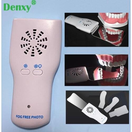 Denxy Dental Fog Free Photo Automatic Anti-fog Mirrors oral photography Reflector Defog mirrors Orthodontic Buccal occlusal