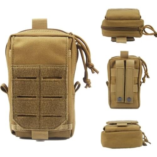 Outdoor Hunting Molle EDC Pouch Laser flip bag Utility Gadget Belt Waist Bag Portable Waterproof Camping Hiking Bags