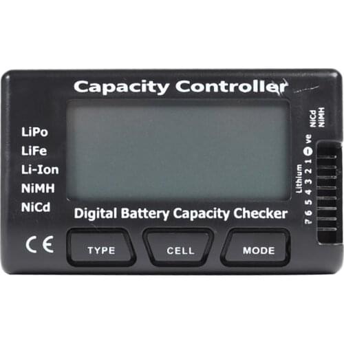 RC CellMeter-7 Digital Battery Capacity Checker For LiPo LiFe Li-ion Nicd NiMH Battery Voltage Tester Checking Cell Meter