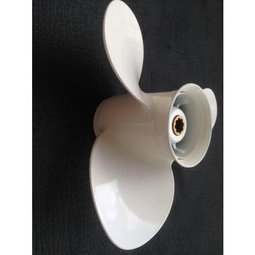 9 1/4x11 for BRP 9.9HP 15hp propellers 8 tooth spine aluminum propellers outboard boat accessories marine propeller