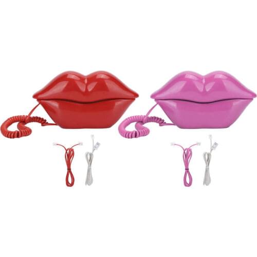 WX-3016 Fashionable Funny Home Lip Telephone Number Storage Function with US/UK Wiring telefono