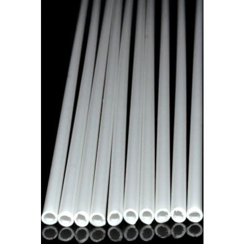 100pcs 2.0*2.0mm Round tube ABS Plastic pipe JYG-2.0 50cm length
