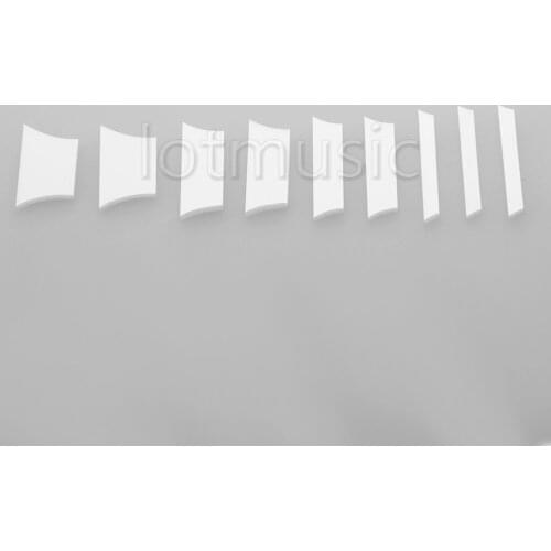 2Sets Trapezoid Crown Celluloid inlays for Electric Guitar Replacement