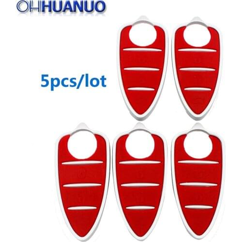 5pcs/lot RUBBER PAD Key fob buttons FOR ROMEO MITO 3 BUTTONS REMOTE KEY PAD