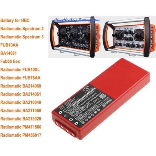 Cameron Sino 2000mAh Battery 005-01-00466, BA213020, BA214060, BA214061 for HBC Radiomatic Spectrum 2, Radiomatic Spectrum 3
