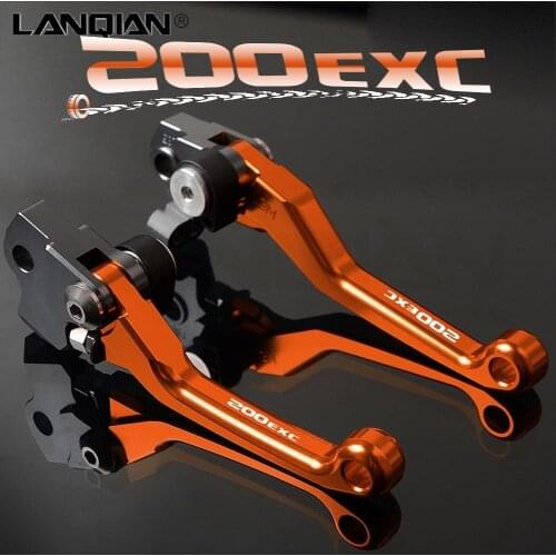 Motorcycle Accessories Dirt Pit Bike Motocross Pivot Brake Clutch Levers For 200EXC 200XC 200 EXC XC 2003-2016 2014 2015