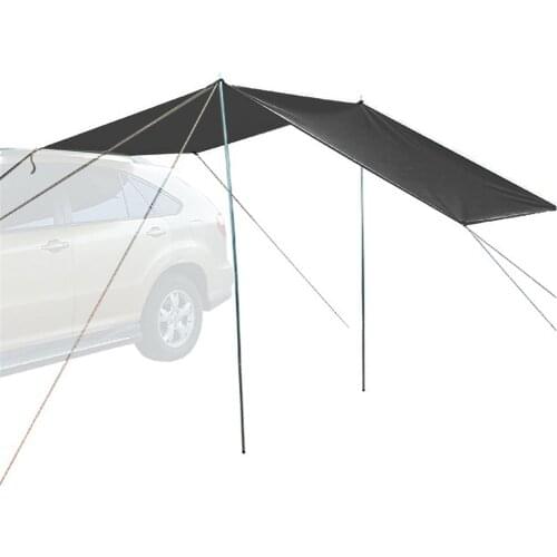 Car Awning Automobile Rooftop Rain Canopy Car Side Shelter Shade 5-6 Personauto Waterproof Sun Sail Shade Tent For Car SUV MPV