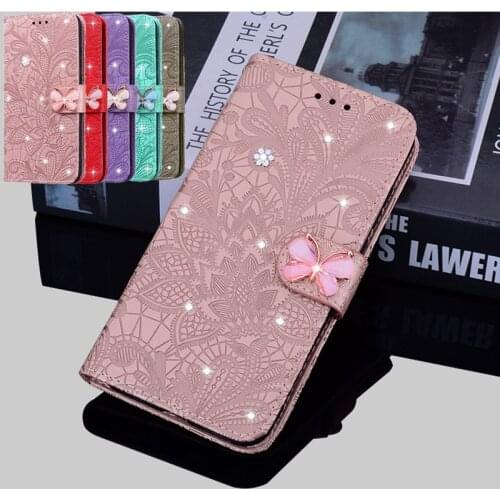 Flip Diamond Case for Huawei Mate 20 Lite Pro P30 P40 Y7A Honor 7A 7C 8C 8A 8S 9A 9X 10i 30i 10 20 PU Wallet Cover Case