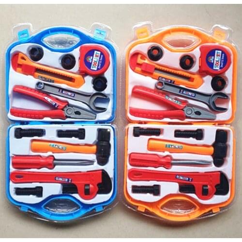 Kids Tool Kit Educational Toys Simulation Repair Tools Toys Drill Plastic Game Learning Engineering Puzzle Toys Gifts For Boys