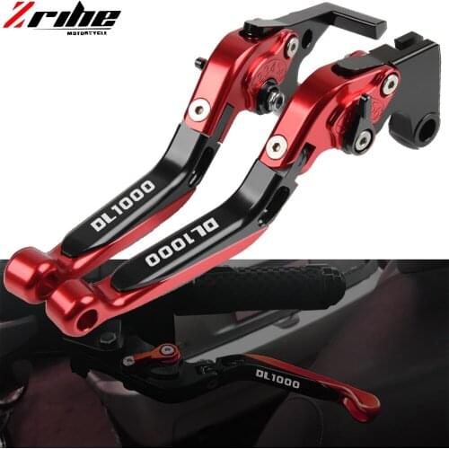 For Suzuki DL1000 V-Strom Vstrom 1000 2002-2016 2015 2014 2013 2012 Motorcycle Adjustable Folding Extendable Brake Clutch Levers