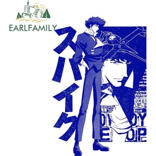 EARLFAMILY 13cm x 9cm For The Real Folk Blues Motorcycle Car Stickers Personality Decal Car Styling Waterproof Custom Printing